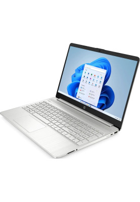 Ноутбук 15" HP 15s-eq2059ua (562C3EA) Natural Silver 15.6" FullHD 1920x1080 IPS матовий, AMD Ryzen 5 5500U 2.1-4.0GHz, RAM 8GB, SSD 256GB, AMD Radeon Graphics, noDVD, Windows 11 Home