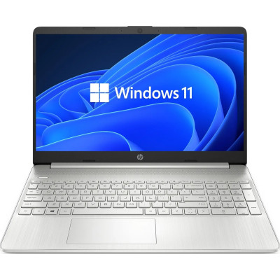 Ноутбук 15" HP 15s-eq2059ua (562C3EA) Natural Silver 15.6" FullHD 1920x1080 IPS матовий, AMD Ryzen 5 5500U 2.1-4.0GHz, RAM 8GB, SSD 256GB, AMD Radeon Graphics, noDVD, Windows 11 Home