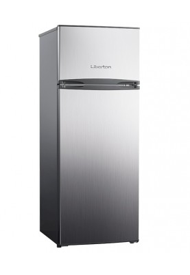Холодильник Liberton LRU 143-206SH, Grey, двокамерний, загальний об'єм 206L, корисний об'єм 168L/37L, А+, 142.6x54.5x55 см