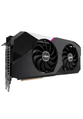 Відеокарта Radeon RX 6750 XT, Asus, DUAL OC, 12Gb GDDR6, 192-bit, HDMI/3xDP, 2638/18000 MHz, 2x8-pin (DUAL-RX6750XT-O12G)