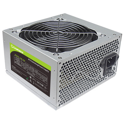Блок живлення 400 Вт, GameMax GM-400, 12 см, 2xMolex / 2xSATA / 1x4+4-pin / 1x20+4-pin