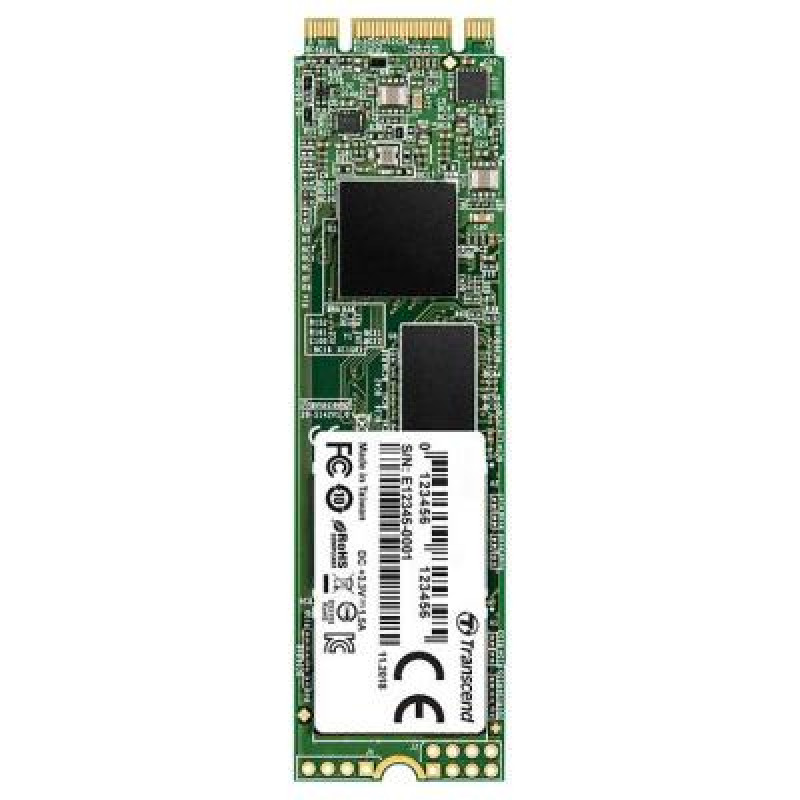 Твердотільний накопичувач M.2 1Tb, Transcend 830S, SATA3, 3D TLC, 560/500 MB/s (TS1TMTS830S)