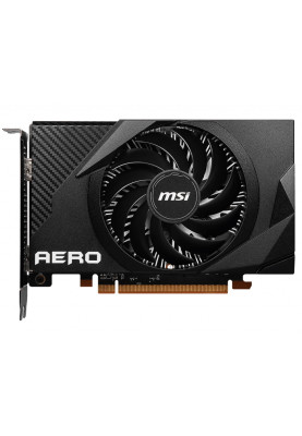 Відеокарта Radeon RX 6400, MSI, AERO ITX, 4Gb GDDR6, 64-bit, HDMI/DP, 2321/16000 MHz (RX 6400 AERO ITX 4G)