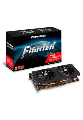 Відеокарта Radeon RX 6750 XT, PowerColor, Fighter, 12Gb GDDR6, 192-bit, HDMI/3xDP, 2600/18000 MHz, 2x8-pin (AXRX 6750 XT 12GBD6-3DH)