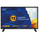 Телевізор 24" Satelit 24H8000T, 1366x768, 60 Гц, DVB-T2/С, 3xHDMI, 1xUSB, VESA 100x100