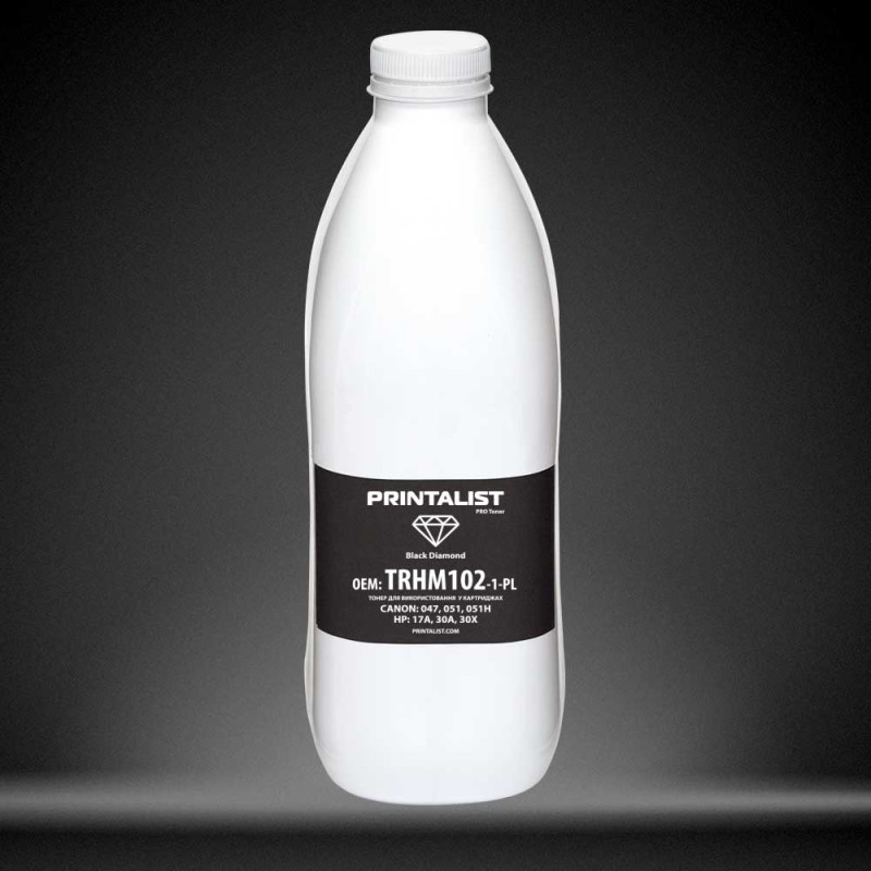 Тонер HP LJ M102/M104/M203, MFP M130/M132/M227, 1 кг, Printalist (TRHM102-1-PL)
