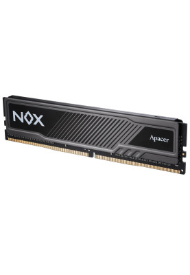 Пам'ять 16Gb DDR4, 3200 MHz, Apacer Nox, Black, 16-18-18-38, 1.35V, з радіатором (AH4U16G32C28YMBAA-1)