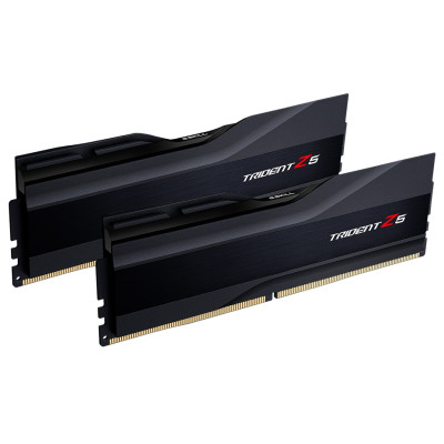 Пам'ять 16Gb x 2 (32Gb Kit) DDR5, 6000 MHz, G.Skill Trident Z5, Black, 36-36-36-96, 1.35V, з радіатором (F5-6000J3636F16GX2-TZ5K)
