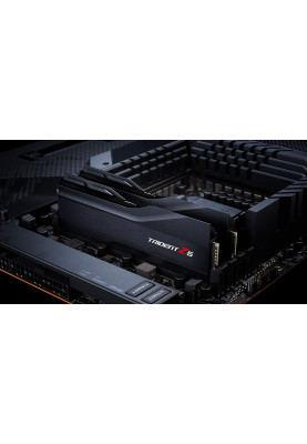 Пам'ять 16Gb x 2 (32Gb Kit) DDR5, 6000 MHz, G.Skill Trident Z5, Black, 36-36-36-96, 1.35V, з радіатором (F5-6000J3636F16GX2-TZ5K)