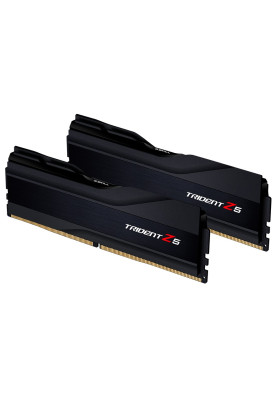 Пам'ять 16Gb x 2 (32Gb Kit) DDR5, 6000 MHz, G.Skill Trident Z5, Black, 40-40-40-96, 1.35V, з радіатором (F5-6000J4040F16GX2-TZ5K)
