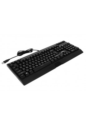 Клавіатура Ergo KB-612, Black, USB, "райдужне" підсвічування, 8 мультимедійних кнопок, 1.5 м (KB-612)