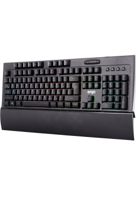 Клавіатура Ergo KB-645, Black, USB, RGB підсвічування, 1.5 м (KB-645)