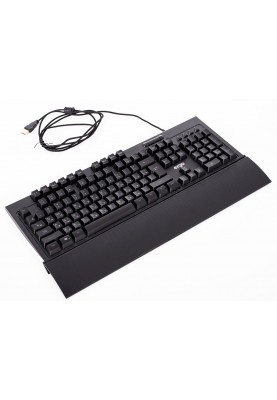 Клавіатура Ergo KB-645, Black, USB, RGB підсвічування, 1.5 м (KB-645)
