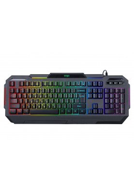 Клавіатура Ergo KB-680, Black, USB, підсвічування (7 кольорів), 1.5 м (KB-680)