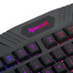 Клавіатура Redragon Harpe 2, Black, USB, мембранна, RGB підсвічування, підставка під зап'ястя (77484)