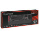 Клавіатура Redragon Yaksa, Black, USB, мембранна, 7 кольорів підсвічування, 12 мультимедійних клавіш, підставка під зап'ястя (70392)