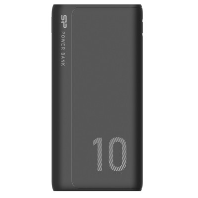 Універсальна мобільна батарея 10000 mAh, Silicon Power GP15, Black, 2xUSB (5V/2.4A) (SP10KMAPBKGP150K) Універсальна мобільна батарея 10000 mAh, Silicon Power GP15, Black, 2xUSB (5V/2.4A) (SP10KMAPBKGP150K)