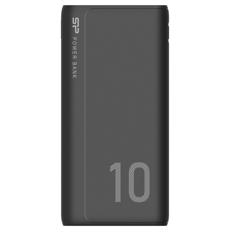 Універсальна мобільна батарея 10000 mAh, Silicon Power GP15, Black, 2xUSB (5V/2.4A) (SP10KMAPBKGP150K)