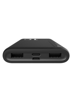 Універсальна мобільна батарея 10000 mAh, Silicon Power GP15, Black, 2xUSB (5V/2.4A) (SP10KMAPBKGP150K)