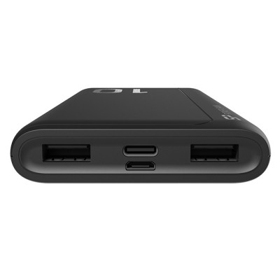 Універсальна мобільна батарея 10000 mAh, Silicon Power GP15, Black, 2xUSB (5V/2.4A) (SP10KMAPBKGP150K) Універсальна мобільна батарея 10000 mAh, Silicon Power GP15, Black, 2xUSB (5V/2.4A) (SP10KMAPBKGP150K)