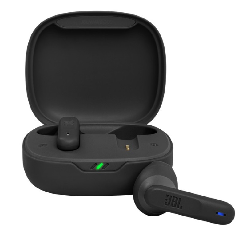 Навушники JBL Wave 300TWS, Black, Bluetooth, мікрофон, чохол з функцією зарядки (JBLW300TWSBLK)