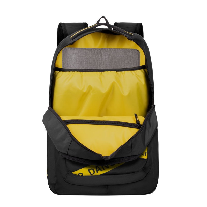 Рюкзак міський RivaCase Erebus, Black, поліестер, 30 л, відділення для 15.6" ноутбука, 310 x 460 x 215 мм (5461)
