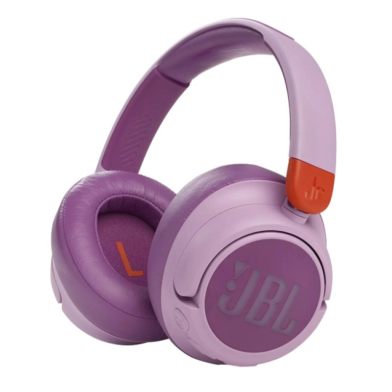 Навушники бездротові JBL JR 460NC, Pink, Bluetooth, мікрофон, акумулятор, дитячі (JBLJR460NCPIK)