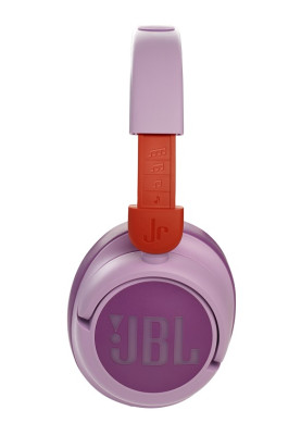 Навушники бездротові JBL JR 460NC, Pink, Bluetooth, мікрофон, акумулятор, дитячі (JBLJR460NCPIK)