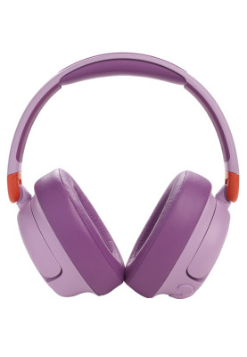 Навушники бездротові JBL JR 460NC, Pink, Bluetooth, мікрофон, акумулятор, дитячі (JBLJR460NCPIK)