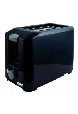 Тостер VOX Electronics TO01102, Black, 700W, механічне керування, 2 тости, 2 відділення, 7 режимів підсмажування