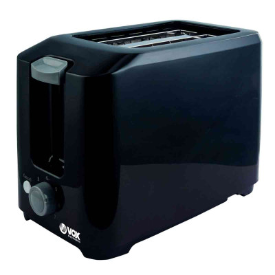Тостер VOX Electronics TO01102, Black, 700W, механічне керування, 2 тости, 2 відділення, 7 режимів підсмажування