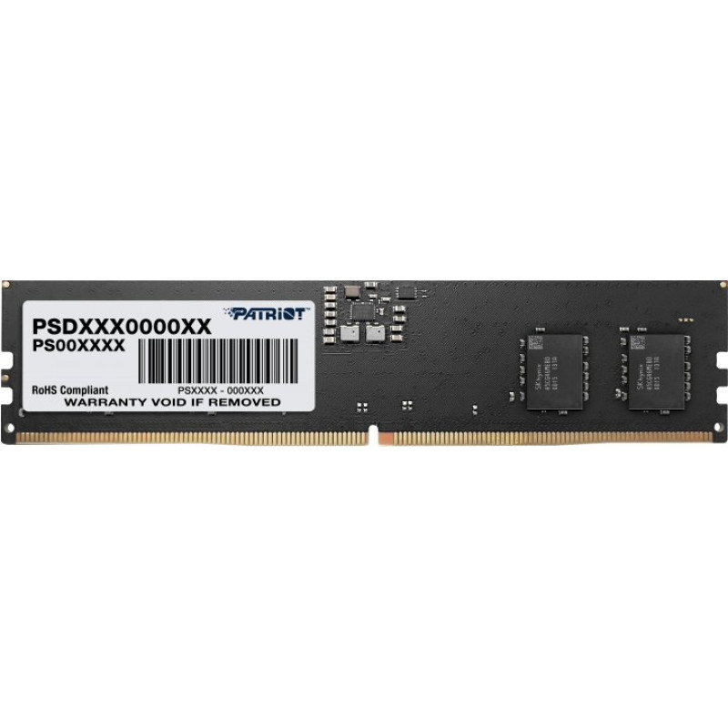 Пам'ять 8Gb DDR5, 4800 MHz, Patriot, CL40, 1.1V (PSD58G480041)