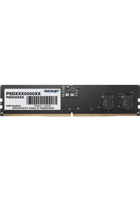 Пам'ять 16Gb DDR5, 4800 MHz, Patriot, CL40, 1.1V (PSD516G480081)
