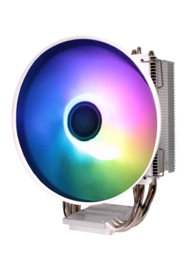 Кулер для процесора Xilence M403 Pro White ARGB, алюміній/мідь, 1x120 мм, для AMD AM4/AM3/AM2/FM2/FM1, Intel 115x/1200/1700 (XC229 / M403.PRO.W.ARGB)