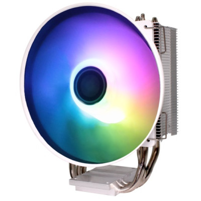 Кулер для процесора Xilence M403 Pro White ARGB, алюміній/мідь, 1x120 мм, для AMD AM4/AM3/AM2/FM2/FM1, Intel 115x/1200/1700 (XC229 / M403.PRO.W.ARGB)