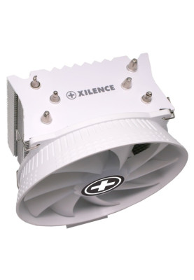 Кулер для процесора Xilence M403 Pro White ARGB, алюміній/мідь, 1x120 мм, для AMD AM4/AM3/AM2/FM2/FM1, Intel 115x/1200/1700 (XC229 / M403.PRO.W.ARGB)