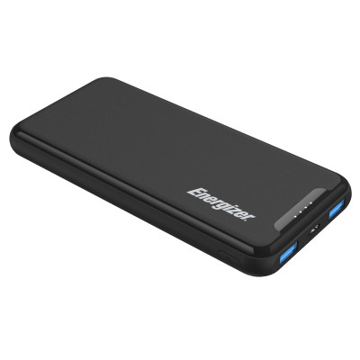 Універсальна мобільна батарея 10000 mAh, Energizer UE10052PQ, Black, 2xUSB, 1xType-C, PD, QC3.0
