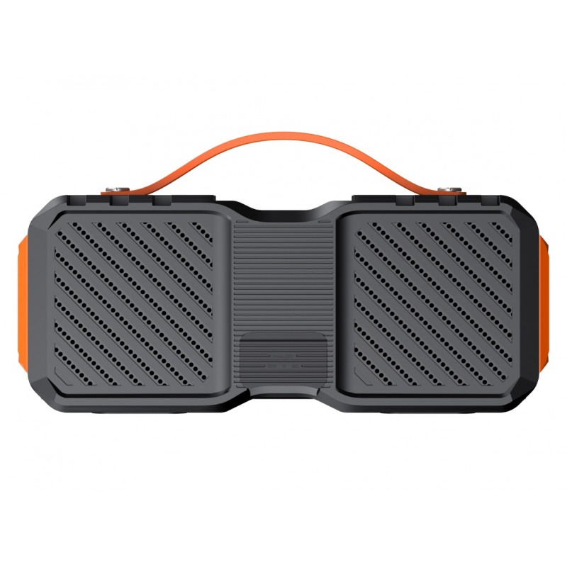 Колонка портативна Havit HV-SK806BT Black/Orange, 2х10 Вт, пластиковий корпус, Bluetooth, AUX, Micro SD Card, FM, TWS, акумулятор: 3600mA, керування спереду (6939119028596)