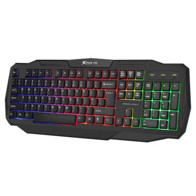 Клавіатура XTRIKE ME KB-302 USB RGB Black (6932391917527)
