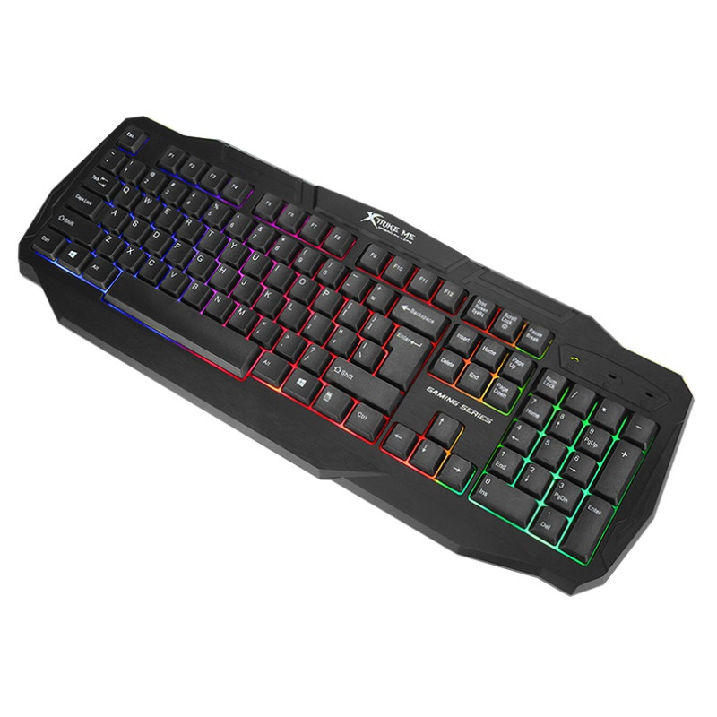 Клавіатура XTRIKE ME KB-302 USB RGB Black (6932391917527)