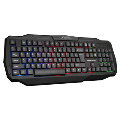 Клавіатура XTRIKE ME KB-302 USB RGB Black (6932391917527)