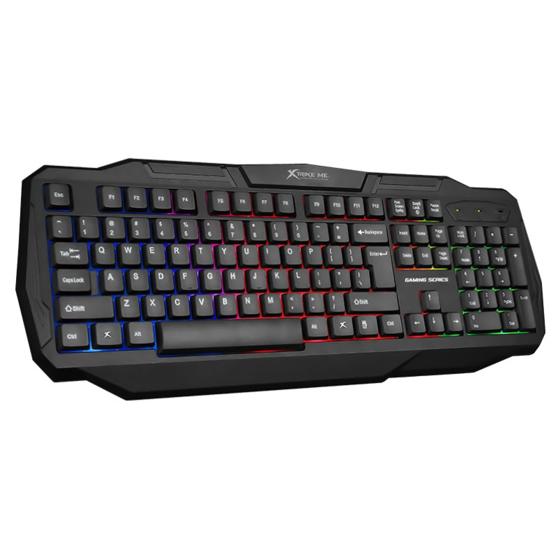 Клавіатура XTRIKE ME KB-302 USB RGB Black (6932391917527)