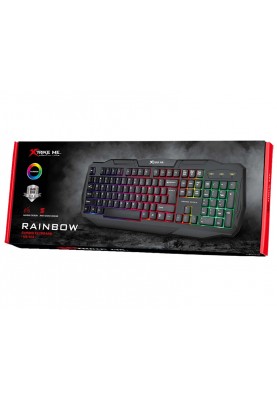 Клавіатура XTRIKE ME KB-302 USB RGB Black (6932391917527)