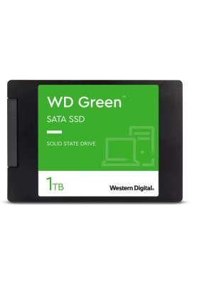 Твердотільний накопичувач 1Tb, Western Digital Green, SATA3, 2.5", 3D TLC, 545/465 MB/s (WDS100T3G0A)