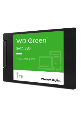 Твердотільний накопичувач 1Tb, Western Digital Green, SATA3, 2.5", 3D TLC, 545/465 MB/s (WDS100T3G0A)