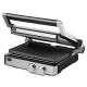Електрогриль Ardesto GK-2000M, Silver, 2000W, механічне керування, таймер, регулювання температури, змінні пластини