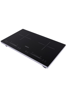 Настільна плита Ardesto ICS-B218, Black, 1800+1300W, 2 конфорки, індукція, таймер