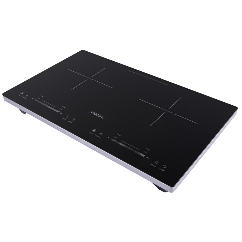 Настільна плита Ardesto ICS-B218, Black, 1800+1300W, 2 конфорки, індукція, таймер