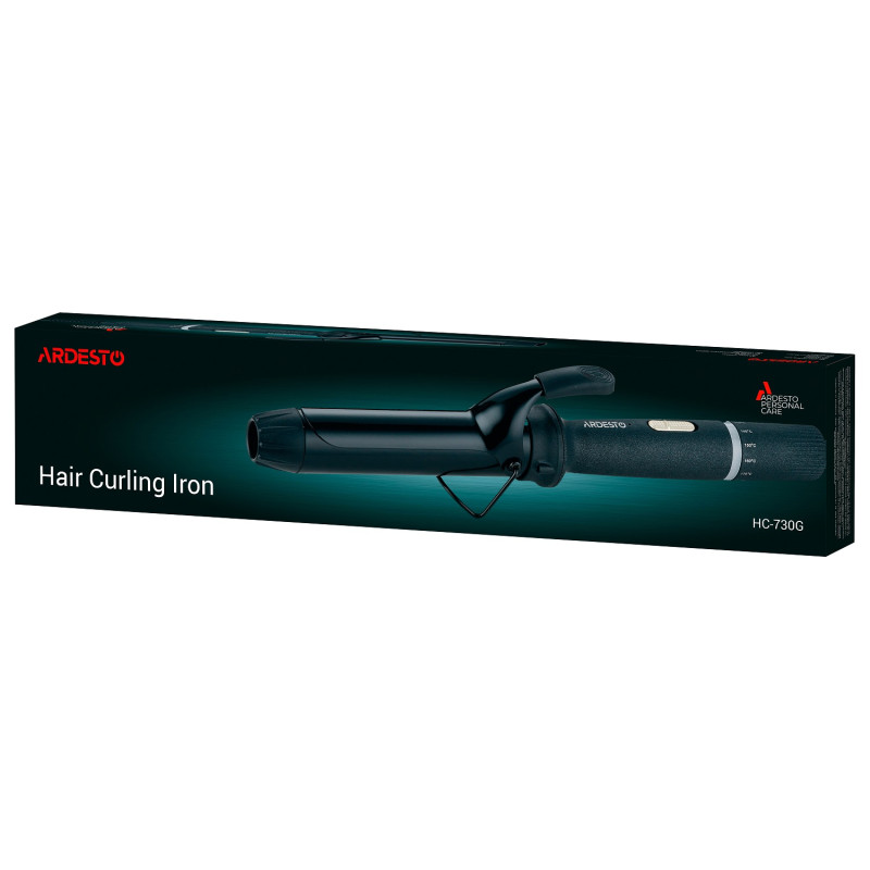 Плойка для волосся Ardesto HC-730G, 45Вт, мех. керування., чорна