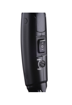 Фен Ardesto HD-Y120T, Black, 1200W, 2 швидкості, 2 режиму, концентратор, складна ручка, DC двигун, захист від перегріву